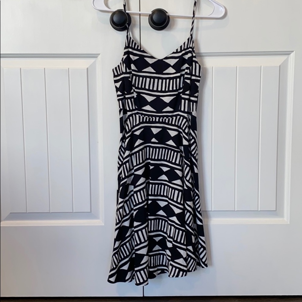 Black and white Sundress